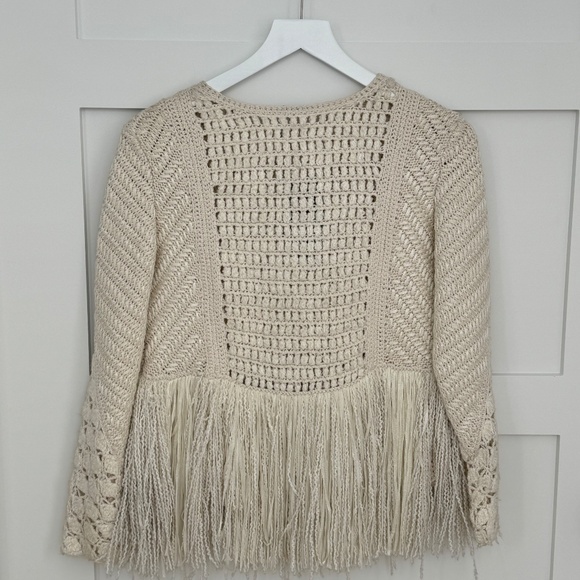 Adam Lippes Cable-Knit Sweater with Fringing NWT - Picture 4 of 6